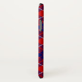Hamilton tartan rood blauw paars ruit Case-Mate iPhone case (Achterkant / rechts)