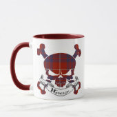 Hamilton Tartan Skull Mok (Links)