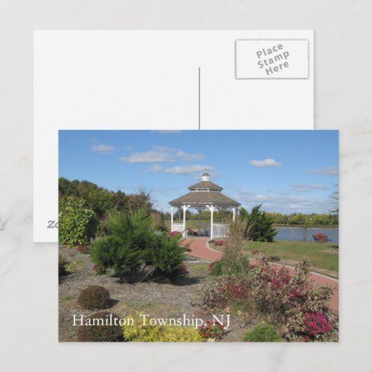 Hamilton Township, NJ Briefkaart (Voorkant / Achterkant)