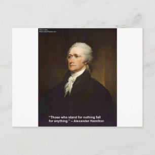 Hamilton Valt Voor Elk Citaat Cadeau Briefkaart