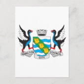 Hamilton wapenschild briefkaart (Voorkant)