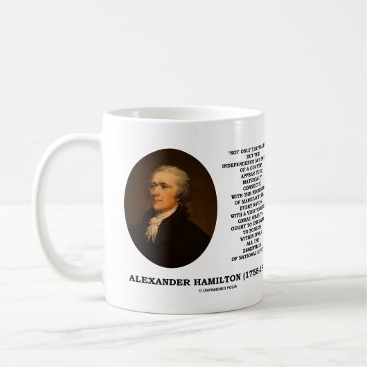 Hamilton Wealth Independence Security Fabrikanten Koffiemok (Links)