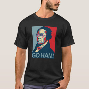 Hamilton Wearing USA zonnebril Go Ham Funny T-shirt