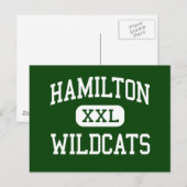 Hamilton - Wildcats - High - Milwaukee Wisconsin Briefkaart (Voorkant / Achterkant)