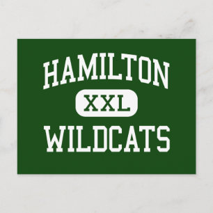 Hamilton - Wildcats - High - Milwaukee Wisconsin Briefkaart