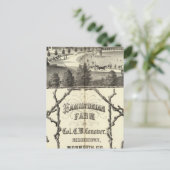 Hamiltonisch Boerderij in Middletown, NJ Briefkaart (Staand voorkant)