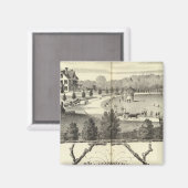 Hamiltonisch Boerderij in Middletown, NJ Magneet (Voorkant / Achterkant)