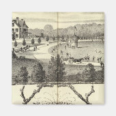 Hamiltonisch Boerderij in Middletown, NJ Magneet (Voorkant)