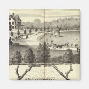 Hamiltonisch Boerderij in Middletown, NJ Magneet