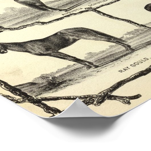 Hamiltonisch Boerderij in Middletown, NJ Poster (Hoek)