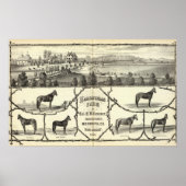 Hamiltonisch Boerderij in Middletown, NJ Poster (Voorkant)