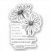 Hamish MacGregor Daisy Vinyl Sticker (Voorkant)