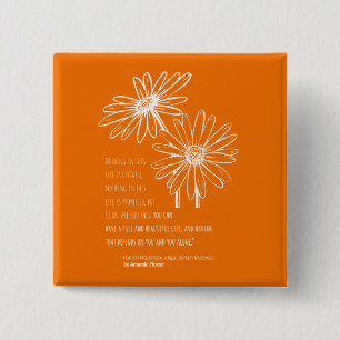 Hamish MacGregor Square pin Vierkante Button 5,1 Cm