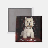 Hamish McTavish Westies Regel Koelkast Magnet (Voorkant / Achterkant)