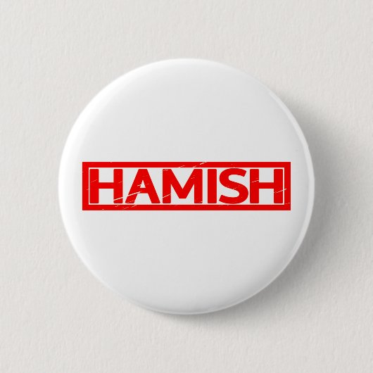 Hamish Stamp Ronde Button 5,7 Cm (Voorkant)