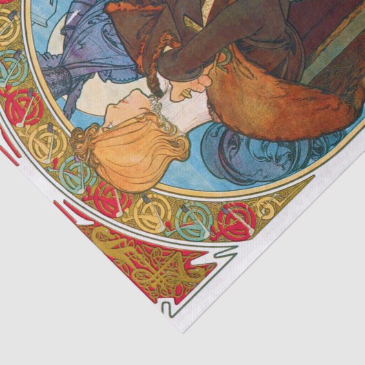 Hamlet, Alphonse Mucha Tissuepapier (Detail)