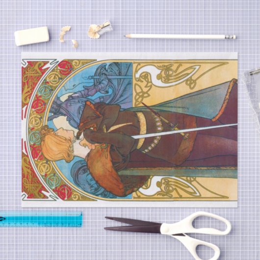 Hamlet, Alphonse Mucha Tissuepapier (Craft)