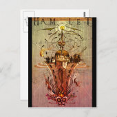"Hamlet"-briefkaart Briefkaart (Voorkant / Achterkant)