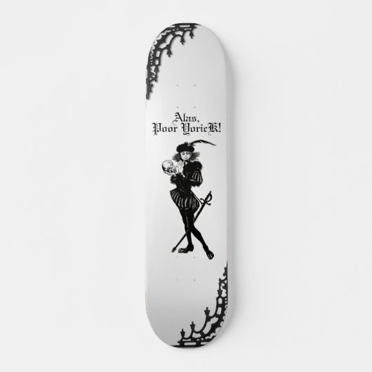 Hamlet Caricature Persoonlijk Skateboard (Voorkant)