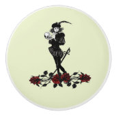Hamlet De Bard Groene Keramische Knop (Voorkant)