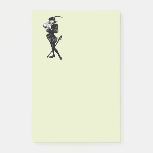 Hamlet De Bard Lime Groen Post-it® Notes (Voorkant)