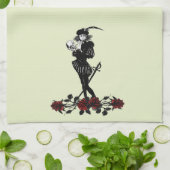 Hamlet De Bard Lime Groen  Theedoek (Gevouwen)