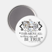 Hamlet "... eigen zelf zijn waar ..." Citaat Magneet (Voorkant / Achterkant)