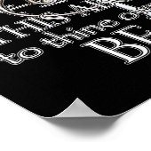 Hamlet "... eigen zelf zijn waar ..." Citaat Poster (Hoek)