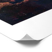 Hamlet en Horatio door Eugene Delacroix Poster (Hoek)