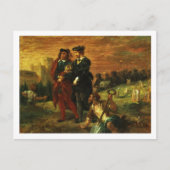 Hamlet en Horatio op het kerkhof, 1859 (olie op c Briefkaart (Voorkant)
