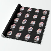 Hamlet Funny Shakepear Baby Pig Pun Dark BG Cadeaupapier (Uitgerold)