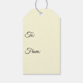 Hamlet Geel Cadeaulabel (Achterkant)