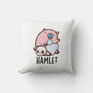 Hamlet Grappige Shakepear Baby Varken Pun Kussen