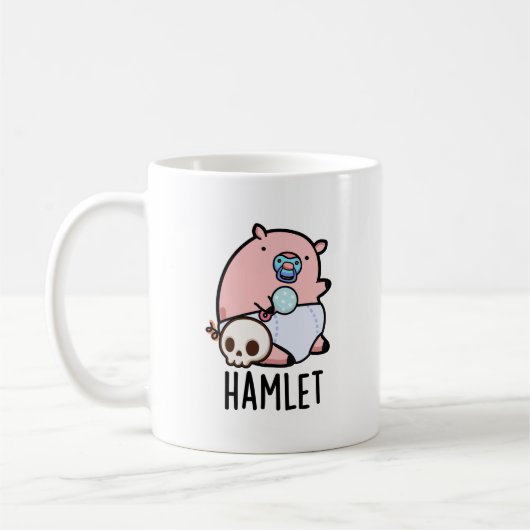 Hamlet Grappige Shakepear Baby Varken Strekking  Koffiemok (Links)