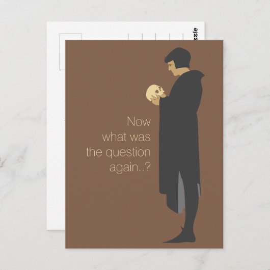 Hamlet met een schedel CC0720 Beggarbeffs Briefkaart (Voorkant / Achterkant)