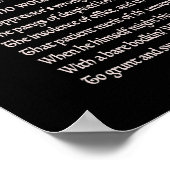 Hamlet Om al dan niet te zijn Poster (Hoek)