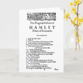 Hamlet Original Script Kaart (Gele Bloem)