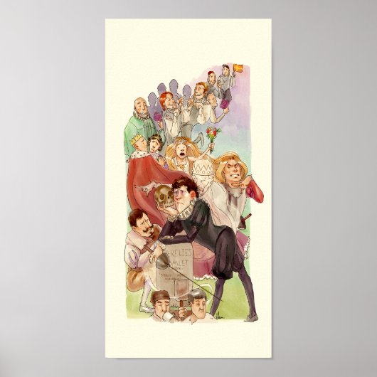 Hamlet - Originele Kunstafdrukken Poster (Voorkant)