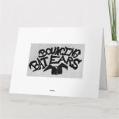 Hamlet overdenkt het lot van verjaardagstaarten kaart (Achterkant)