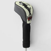 Hamlet Personal Green Golf Head Hoesje Golfheadcover (Schuin)