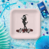Hamlet Pink Paper Bord (Feest)