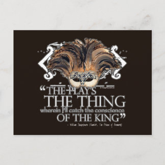 Hamlet Play Quote Briefkaart