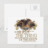 Hamlet Play Quote (Gold Version) Briefkaart (Voorkant / Achterkant)