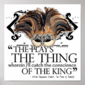 Hamlet Play Quote Poster (Voorkant)