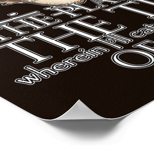 Hamlet Play Quote Poster (Hoek)