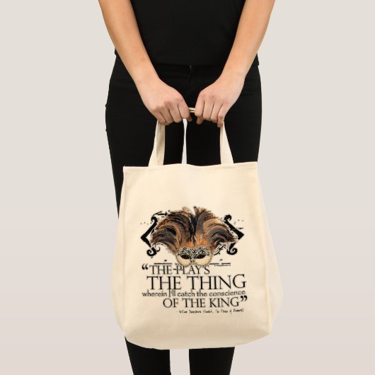 Hamlet Play Quote Tote Bag (Voorkant (product))