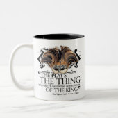 Hamlet Play Quote Tweekleurige Koffiemok (Links)