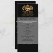 Hamlet "praat de toespraak ..." Citaat (Gold Versi Kaart (Voorkant / Achterkant)