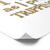 Hamlet "praat de toespraak ..." Citaat (Gold Versi Poster (Hoek)