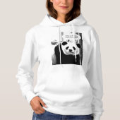 Hamlet Quote Panda Beer Elegant Womens Modern Hoodie (Voorkant)